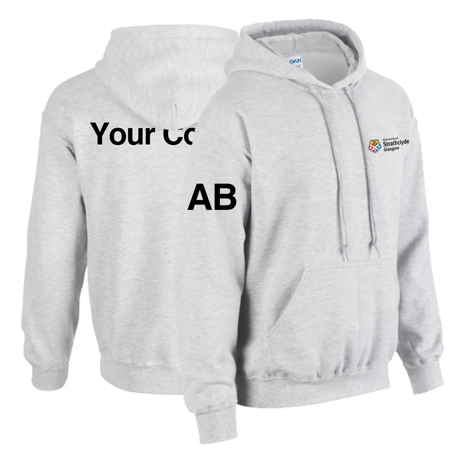 Course & Initials Hoodie